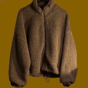 NEW Urban Outfitters Olive/Brown Bomber Jacket. NWOT, never worn.